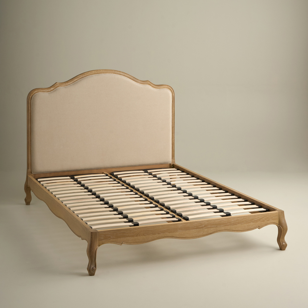 Sienna Beau Linen Bed, Weathered Oak / Natural, King